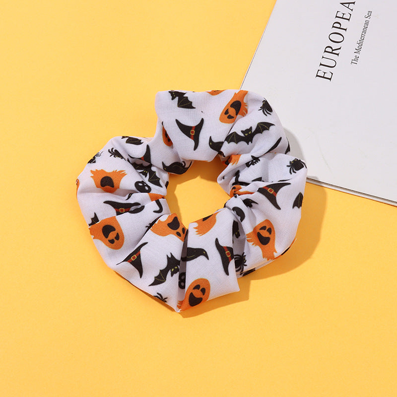 Wholesale Halloween Large Intestine Circle Party Plaid Skull Ghost Festiva Polyesterl Headband
